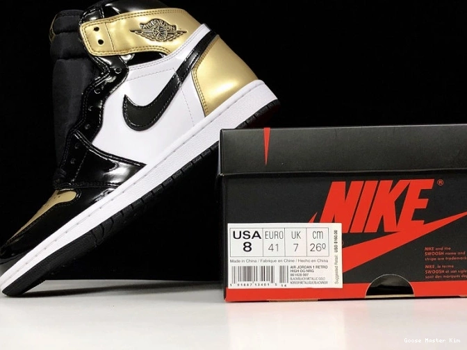 861428-007 Retro High Jordan Toe Glod 1 Air 0710